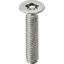 Five-Lobe Socket with Pin Flat Head Screws