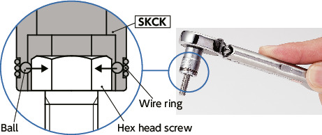 SKCKHexagon Sockets (with Screw Holding Function) 