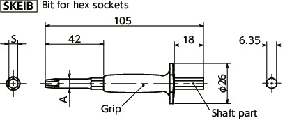 SKEIBD-SETStripped Screw Removal Bits / Impact Screwdriver Sets