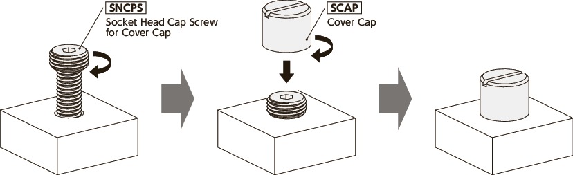커버 캡용 SNCPSSocket 헤드 캡 나사