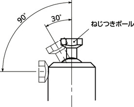 SBJS-Fボールジョイント - 止めねじタイプ（めねじ）