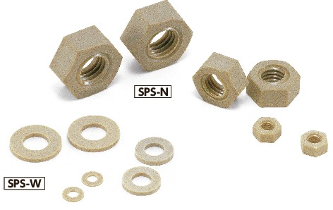 SPS-M10-N｜樹脂六角ナット（PPS） M(並目)ねじの呼び M10｜NBK【鍋屋