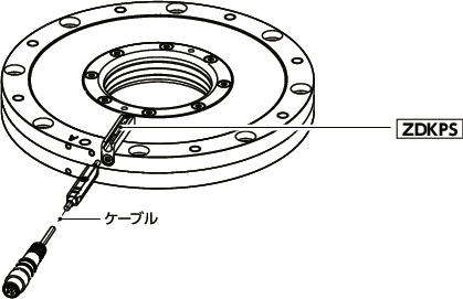 DKPS_Cリニアクランパ・ズィー - 空気圧 - 常時閉 - 回転軸保持タイプ