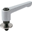 クランプレバー - 平座金組み込みタイプ - フラットタイプ