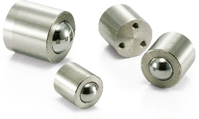 BCHE55 | ボールローラ プレスボルト止め・ねじ付タイプ