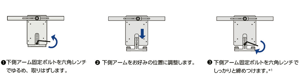 DTAC-AB-AタブレットPCホルダ - クイックポジショニングタイプ - アルミフレーム用 