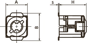 D8-336-200-190｜リセプタクル - スナップイン 適用スタッド径 6｜NBK