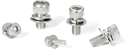 SNSQS-M3-8-SUC｜座金組込み六角穴付きボルト（薄板固定用） M(並目