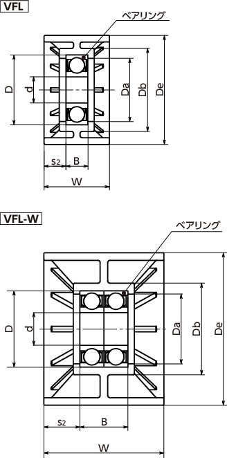 詰替え 530-8V-6-110-BKW-HN ウェッジプーリー 追加工 軸穴完成品 鍋屋バイテック（NBK） 軸径110 