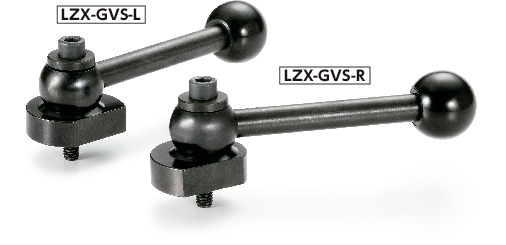LZX-40-GVS-L-20｜カムレバー - 水平レバータイプ - 前面