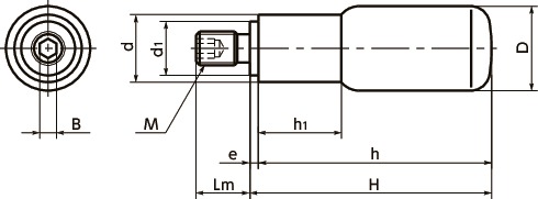 GDPA回転グリップ寸法図