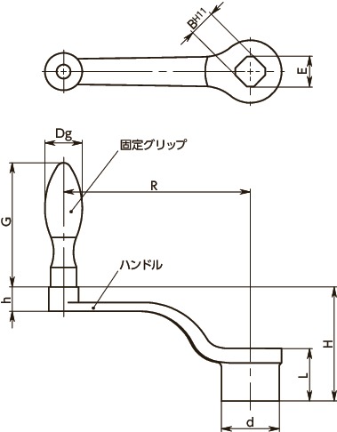 フジ オフセットハンドル / Fuji NGH 15 handle オフセットグリップが好きすぎて。富士NGH-15 RUBBER RING GRIP