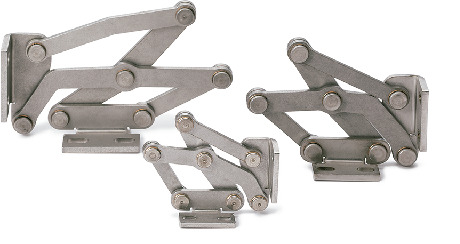 HNNMS_ステンレス大型スライドヒンジ - 120°開き|NBK【鍋屋バイテック