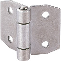 シートメタルヒンジ（平蝶番） - ステンレス製 - 通し穴 / コンパクトタイプ