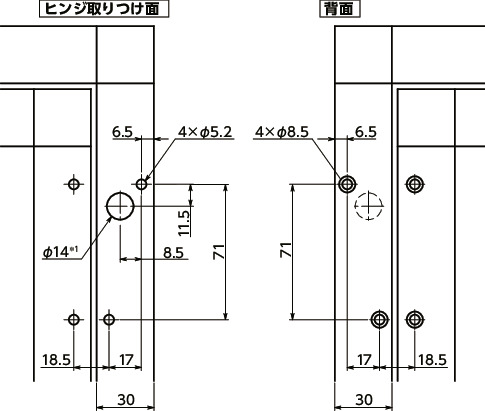 HNSW安全スイッチヒンジ