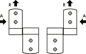 ST-11A_トルクヒンジ - 通し穴タイプ - ラージサイズ|NBK【鍋屋