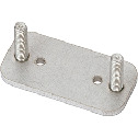 ヒンジ用プレート - おねじタイプ