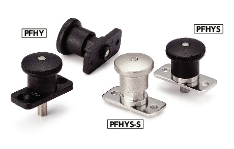 PFHY-6-12｜フランジつきインデックスプランジャ - ロック機構