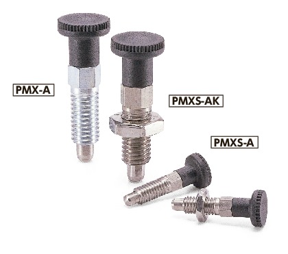 PMX-4-M6-A|インデックスプランジャ ロックナットの有無 -|NBK PMX-4-M6-A|インデックスプランジャ ロックナットの有無 -|NBK