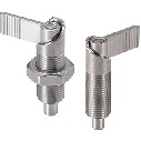 インデックスプランジャ（ステンレス製） - レバータイプ - 180°回転制限