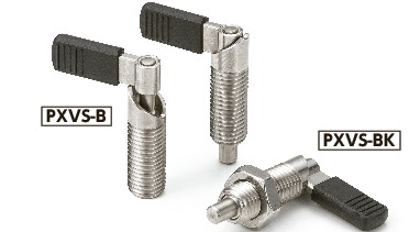 PXVS-12-M20-BK｜インデックスプランジャ（ステンレス製） - レバー