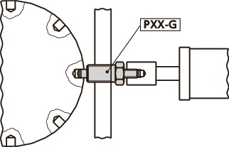 PXX-Gインデックスプランジャ - ノブなしタイプ