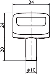 PCX/PCX-Kインデックスプランジャ - ロック機構つき