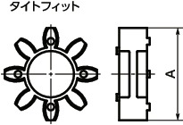 MJ-RD-SLVMJ用スリーブ寸法図