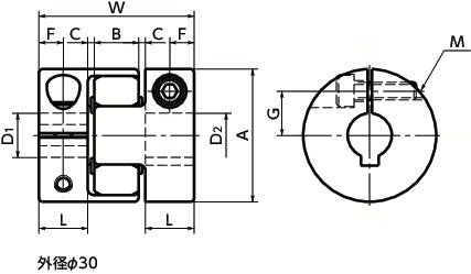 MJC-CK寸法図