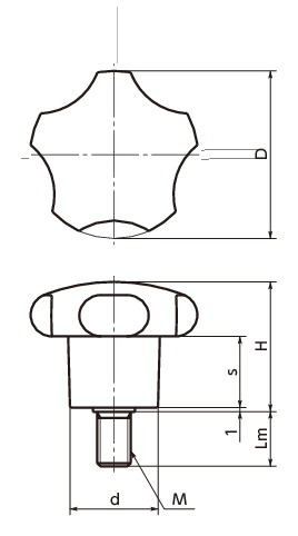 KA_五角ノブ|NBK【鍋屋バイテック会社】
