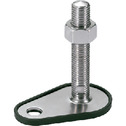 レベリングアジャスタ（おねじ） - SUS316L - アンカー固定タイプ - 二面幅調整 - ラバーディスクつき