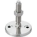 レベリングアジャスタ（おねじ） - アンカー固定タイプ - 六角頭つき - ラバーディスクつき