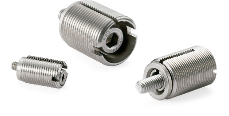 FLEMS-M18-1-7-A｜レべリングエレメント（ステンレス製） - 脱落防止