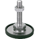 レベリングアジャスタ（おねじ） - SUS316L - 六角調整 - ラバーディスクつき