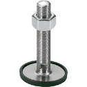 レベリングアジャスタ（おねじ） - SUS316L - 二面幅調整 - ラバーディスクつき