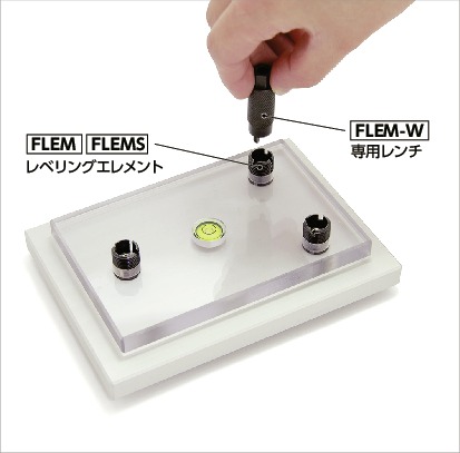 FLEM-18-W｜レべリングエレメント専用レンチ D 18｜NBK【鍋屋