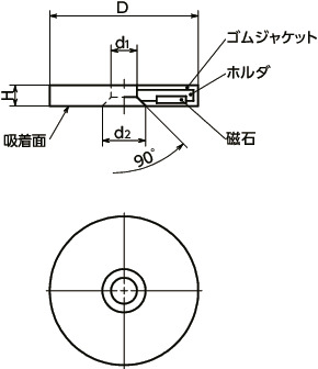 JRC-ND 寸法図