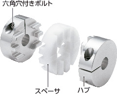 MOT-Cフレキシブルカップリング - オルダムタイプ - クランピングタイプ