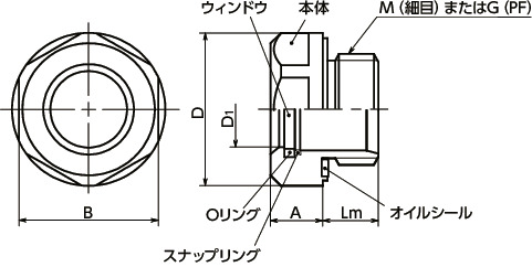QLGSL-B 寸法図