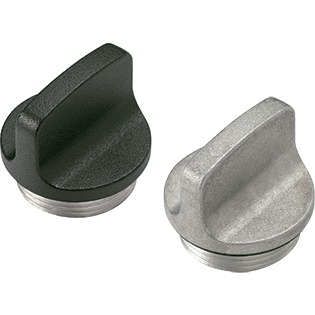 スクリュープラグ-ツマミつき