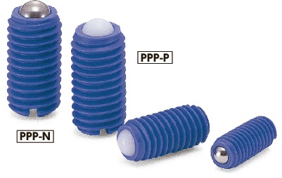 PPP-10-P｜プラスティックボールプランジャ M(並目)ねじの呼び M10