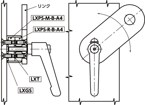 LXGSセレーションロック用ガイド（ステンレス製）