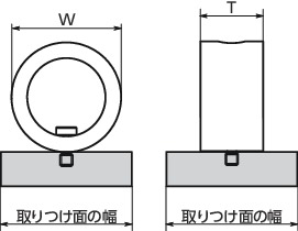 TPC-RS-M/TPC-RS-H/TPC-M高性能エラストマストッパ(ベーシックストップ)-長寿命・高耐環境性-低抗力タイプ