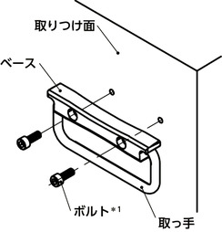 URACSステンレスリトラクタブル取っ手