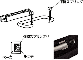 URAFSステンレスリトラクタブル取っ手