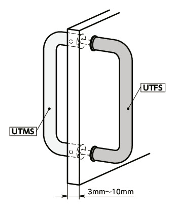 UTFSステンレスキャビネット取っ手 