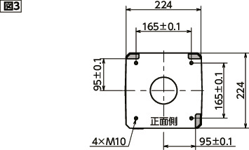 RSA-FA-330-550-D｜ロボットスタンド - ファナック製ロボット対応 B