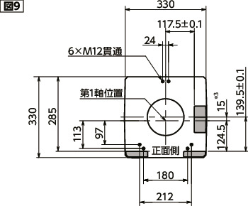 RSA-FA-330-550-D｜ロボットスタンド - ファナック製ロボット対応 B