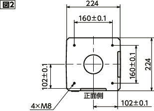 RSA-ME-224-500-D｜ロボットスタンド - 三菱電機製ロボット対応 B 224