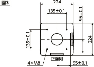 RSA-ME-224-500-D｜ロボットスタンド - 三菱電機製ロボット対応 B 224